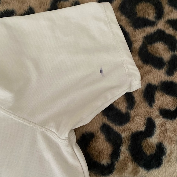 Nike Dri Fit Men’s Short Sleeve Shirt White Size L Large - Picture 5 of 7